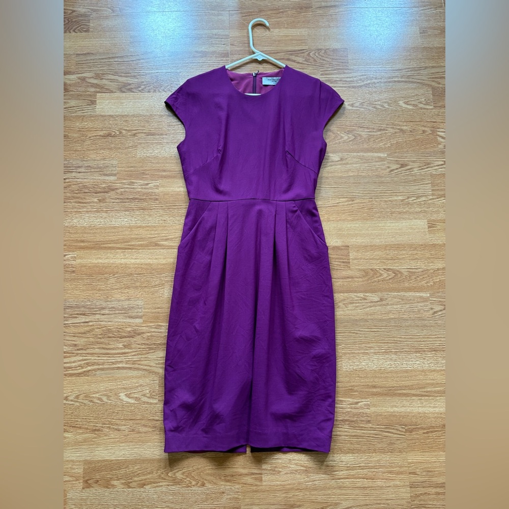 M.M. Lafleur Masha Dress in Deep Plum